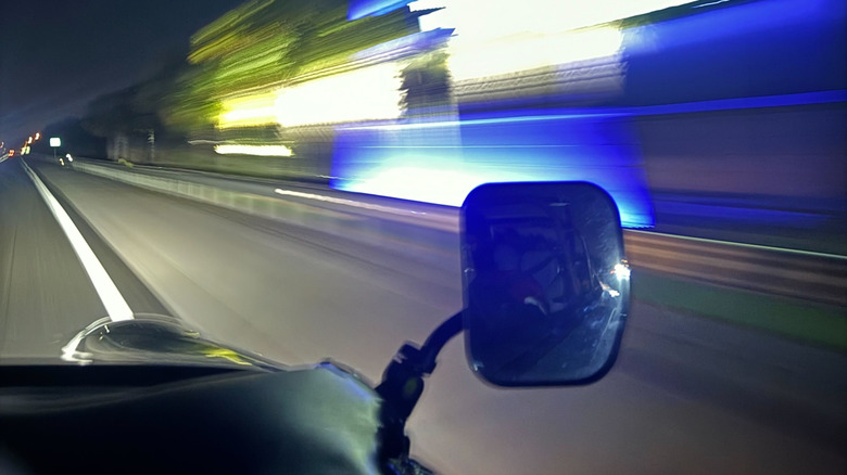 Alabama state line in a blur