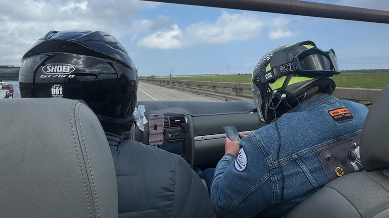 Driving the Chopped roof Porsche Cayenne