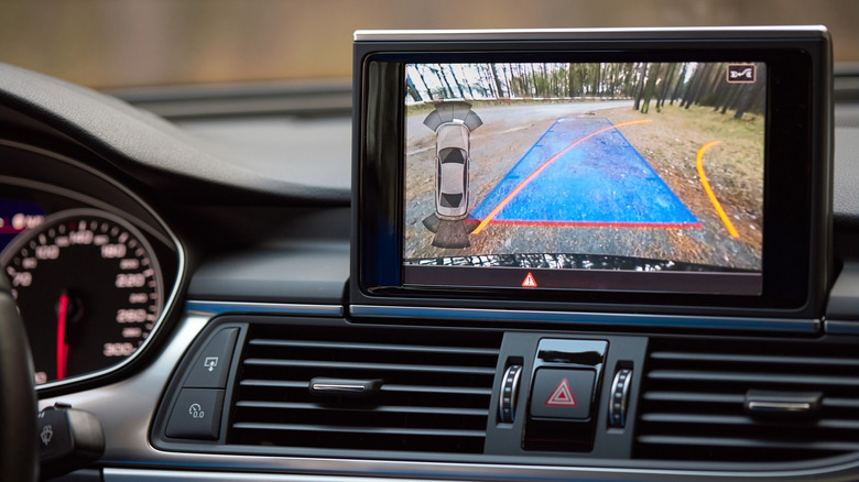 Backup camera display