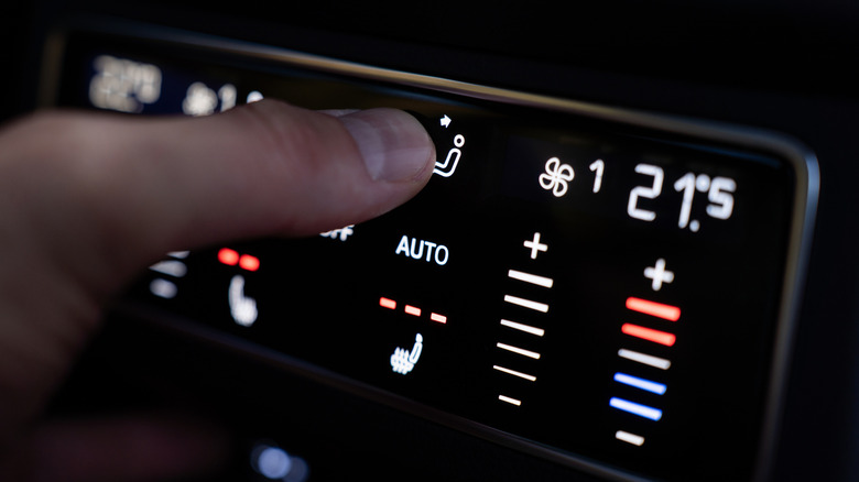 Heated seat control