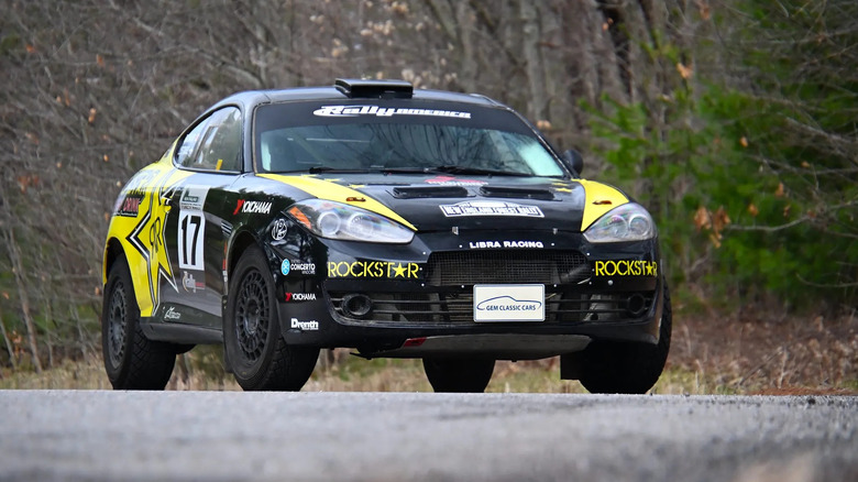 Hyundai Tiburon rally car