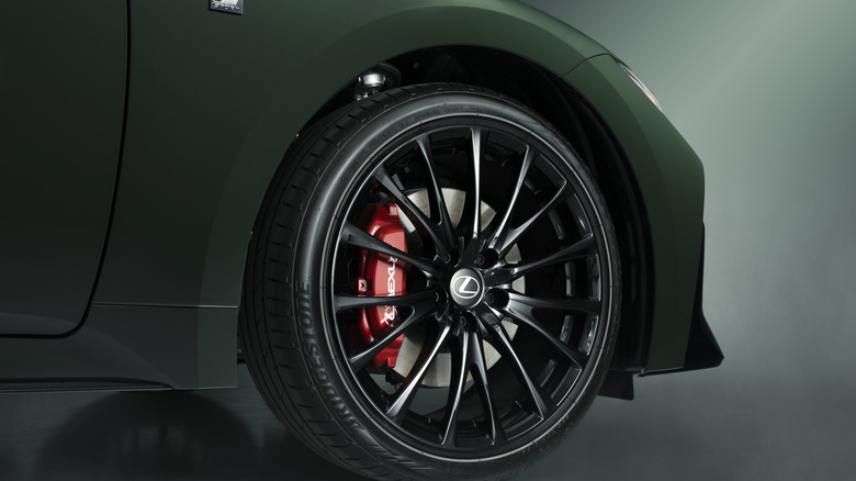 Wheel of the 2027 Lexus IS Special Appearance Package.