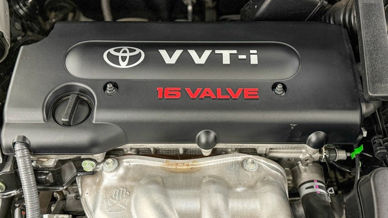 An image of a Toyota engine with VVT-i technology