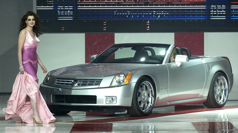 Anne Hathaway and the Cadillac XLR