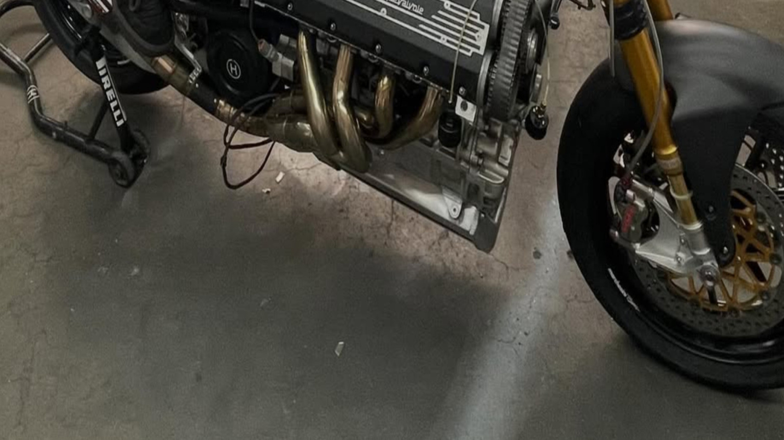 The Ferrari V8 Motorcycle That Shouldn't Exist But Absolutely Does