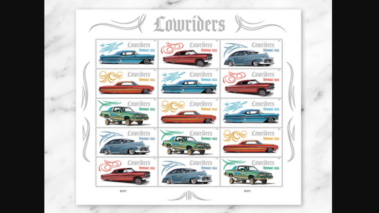 Lowrider Stamp Sheet from the U.S. Postal Service