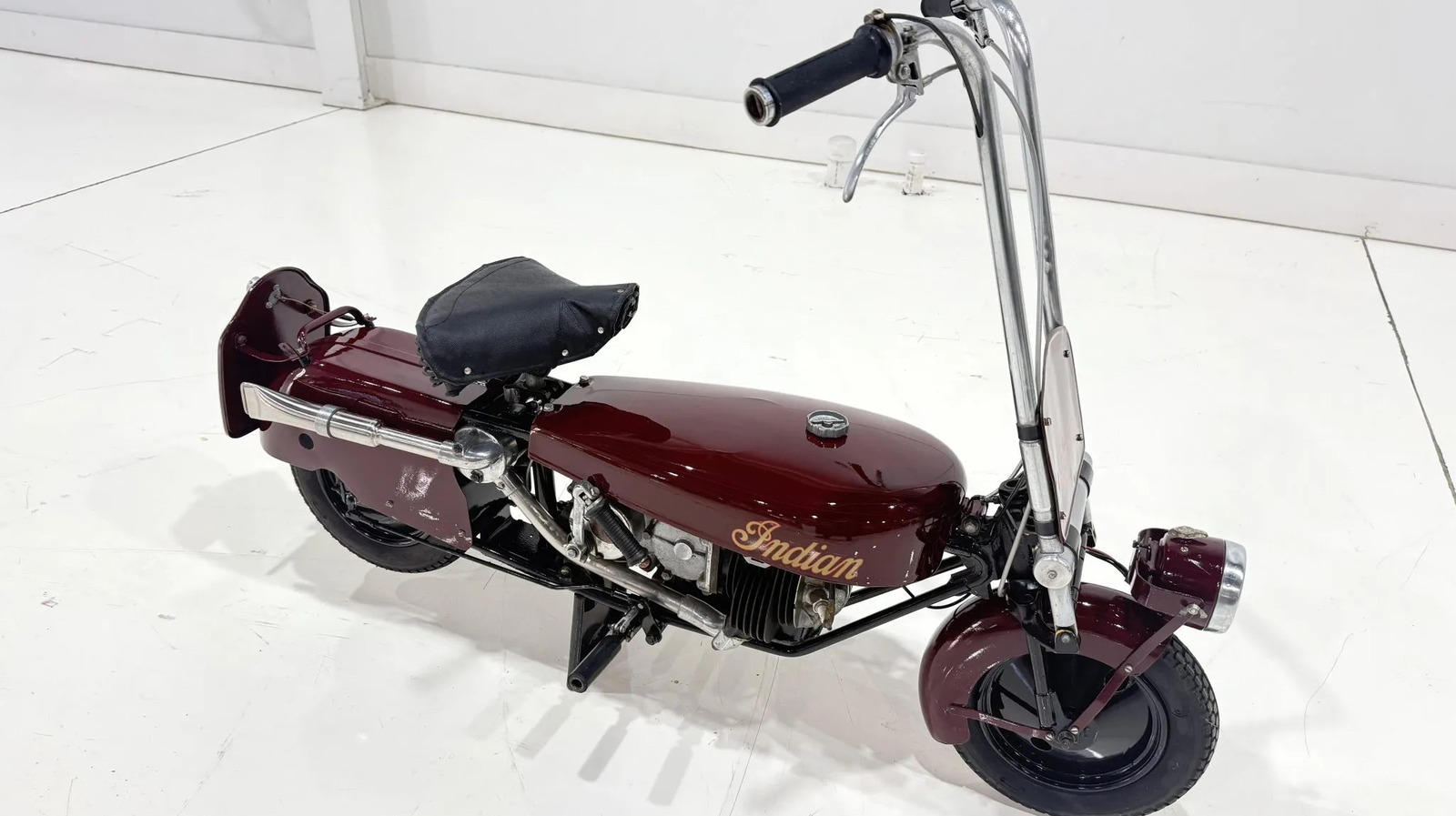 The Brit-built Welbike was developed specifically for Her Majesty's Royal Air Force paratroopers to chute in and ride around.