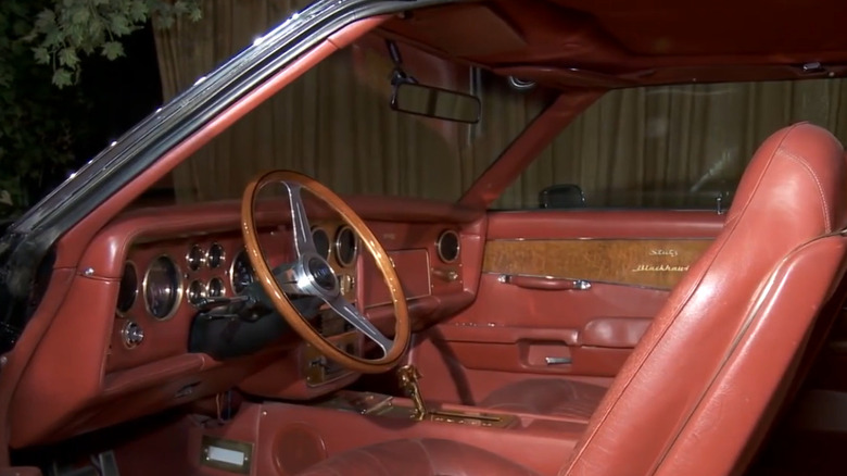 Interior of Elvis Presley's 1973 Stutz Blackhawk