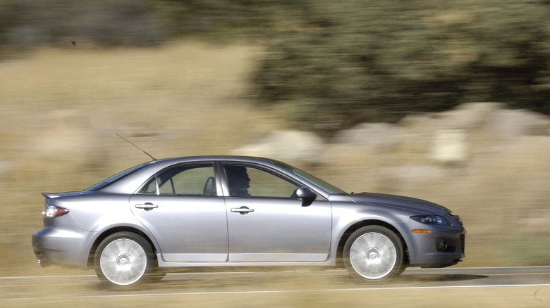 Side shot of a 2007 Mazdaspeed6
