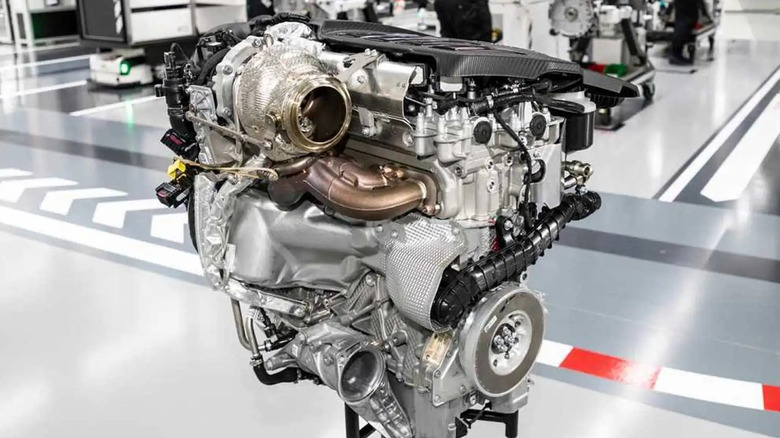 Photo of a Mercedes-AMG M139 engine