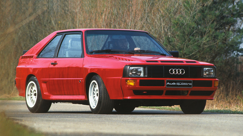1984 Audi Sport Quattro front 3/4 view