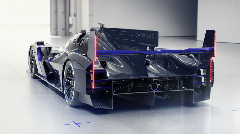 Rear end of the Cadillac V-One concept