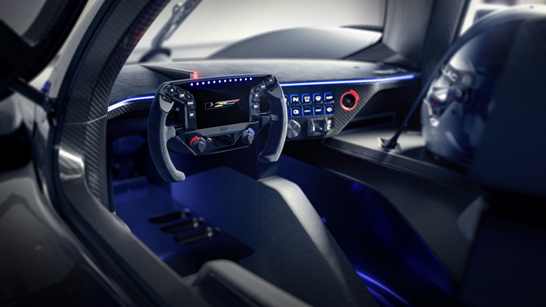 Interior of the Cadillac V-One concept