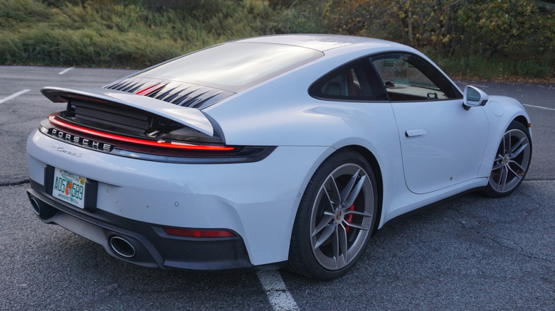2025 Porsche 911 Carrera S rear 3/4 view