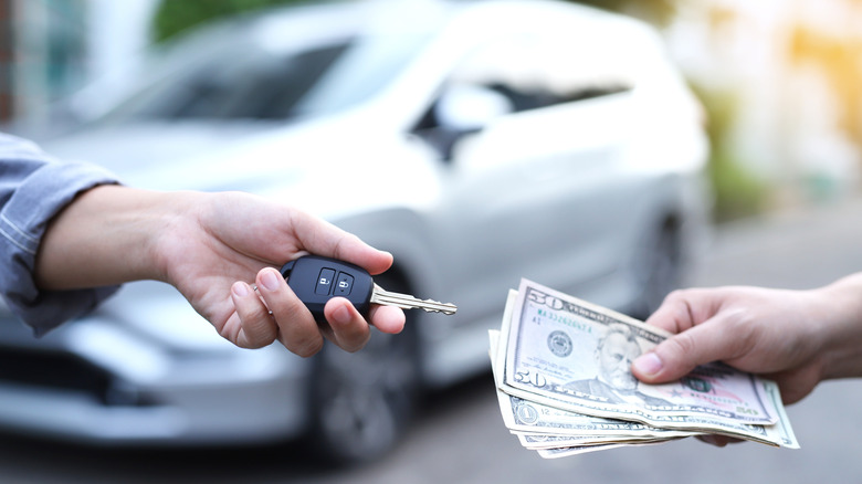 Handing complete rate for a car and car key