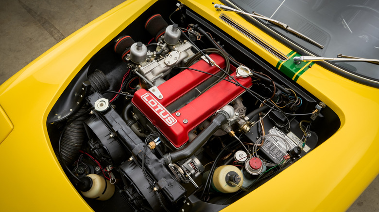 Under the hood of a Lotus Elan