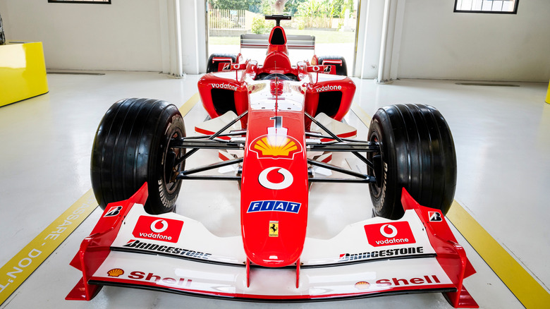 Michael Schumacher's No. 1 car from 2003