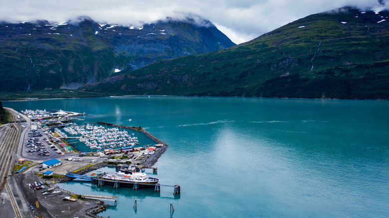 The harbor at Whittier