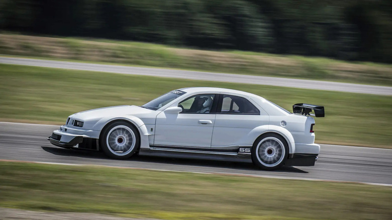 SGT Automobili 55-SGT driving on track.