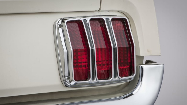 Rear light from the first Ford Mustang