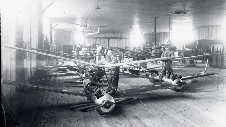 Bugs being produced at the Dayton-Wright Airplane Company