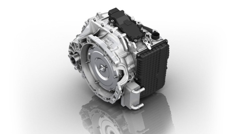 Studio shot of the ZF 9HP transmission