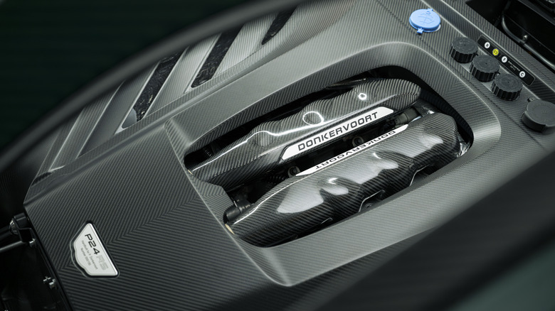 The Donkervoort P24 RS's engine