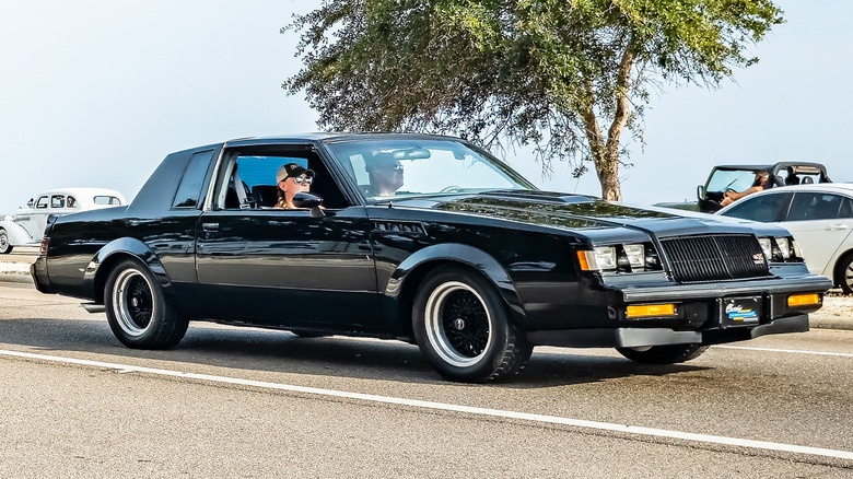 Black Buick GNX parked