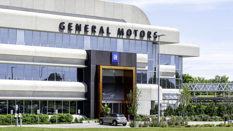 General Motors office astatine nan Renaissance Center successful downtown Detroit.