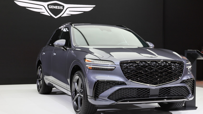 2026 Genesis GV70 on display.