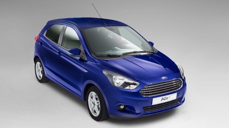 Studio shot of a Ford Ka+
