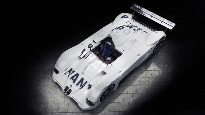 Jenny Holzer's BMW V12 LMR race car