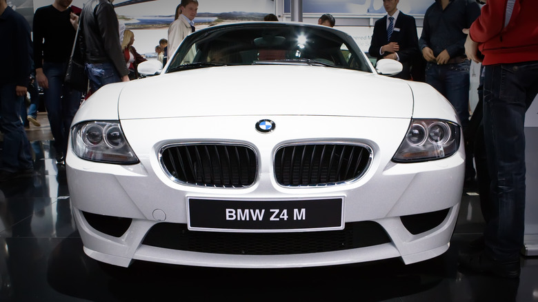 2009 BMW Z4 M on display at an auto show