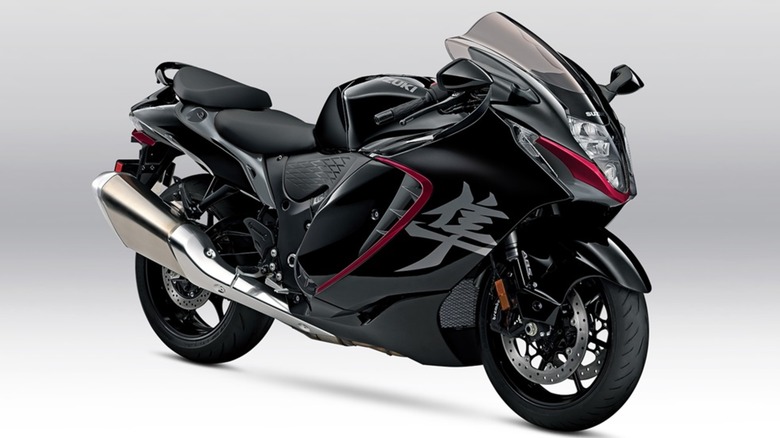 Suzuki Hayabusa ready to launch.