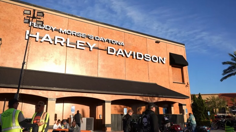 The Teddy Morse's Daytona Harley-Davidson store during bike week