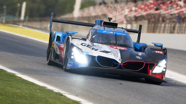 The #20 BMW M Team WRT, BMW M Hybrid V8 of Robin Frijns of Netherlands, Rene Rast of Germany and Sheldon van der Linde of South Africa drives on track during the Free Practice 2 of FIA World Endurance Championship 6 Hours of Barcelona at Circuit de Catalunya on October 16, 2026 in Montmelo, Spain.