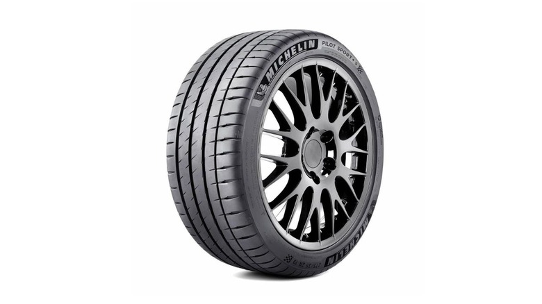 Product photo of Michelin Pilot Sport 4 S against a white background.
