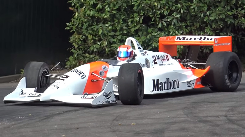 The No.2 Penske Chevrolet PC-22 car at the 2018 Goodwood Festival of Speed.