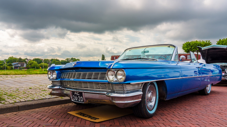 Lelystad, Netherlands - June 21, 2026: A restored Cadillac de ville at The National Oldtimer Day 2026 in Lelystad, The Netherlands  by: Patrick Herzberg