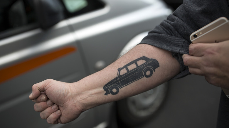 London Cab tattoo