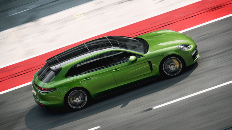 Panamera on race track