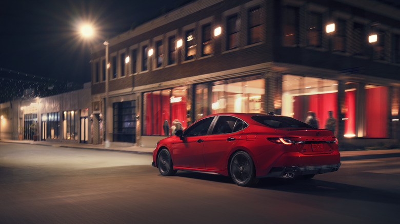 Red Toyota Camry