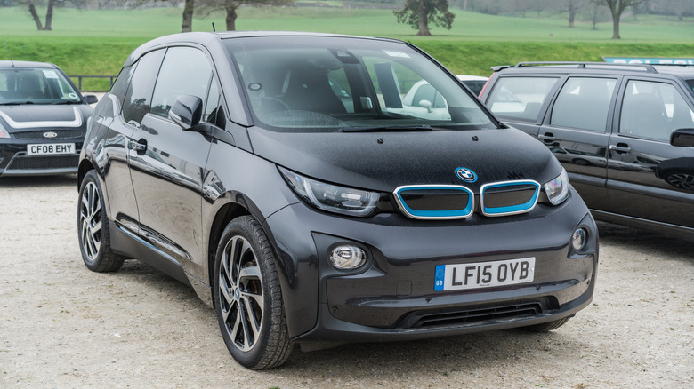 Chester, Cheshire, England, March 8th 2026. A BMW i3 is displayed at the Chester Car Auction.