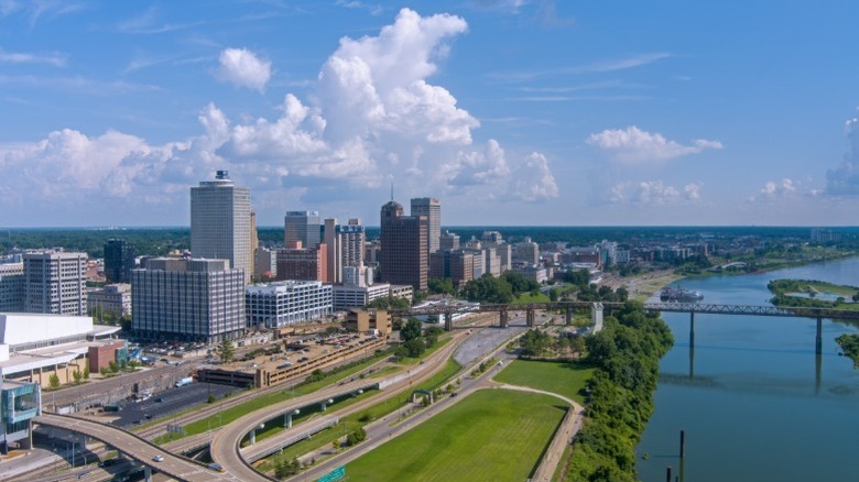 The metropolis of Memphis, Tennesse