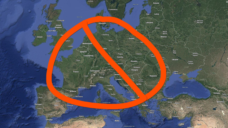 A No sign over Europe