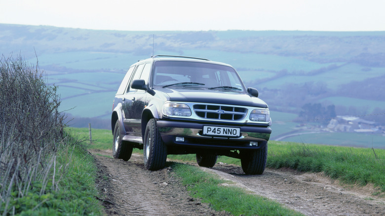 1996 Ford Explorer on country track, 2000. (Photo by National Motor Museum/Heritage Images/Getty Images)