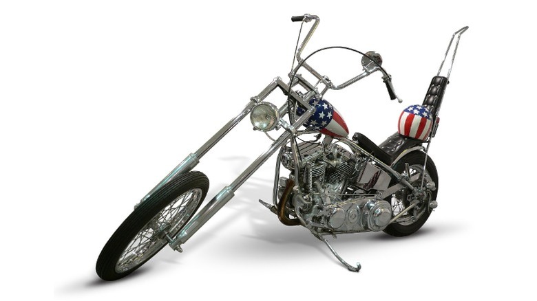 A Harley-Davidson "Easy Rider" Captain America chopper