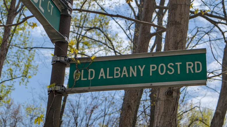 Old Albany Post Road thoroughfare motion successful Putnam County, New York State.