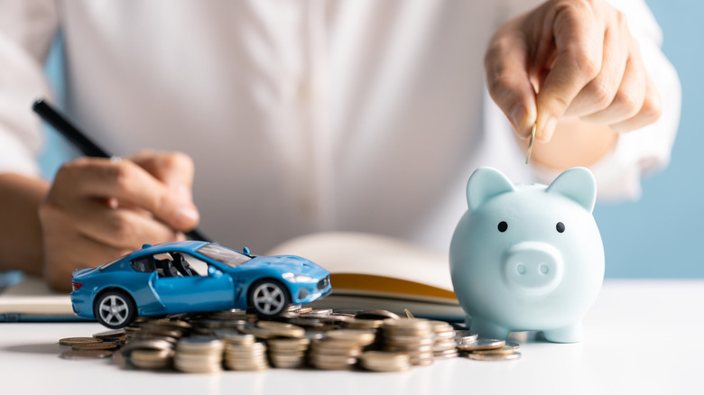 Saving money and managing coins wisely can help finance the cost of a car loan through banking and business strategies when you decide to buy. money, car, saving, coin, finance, loan, cost, business.