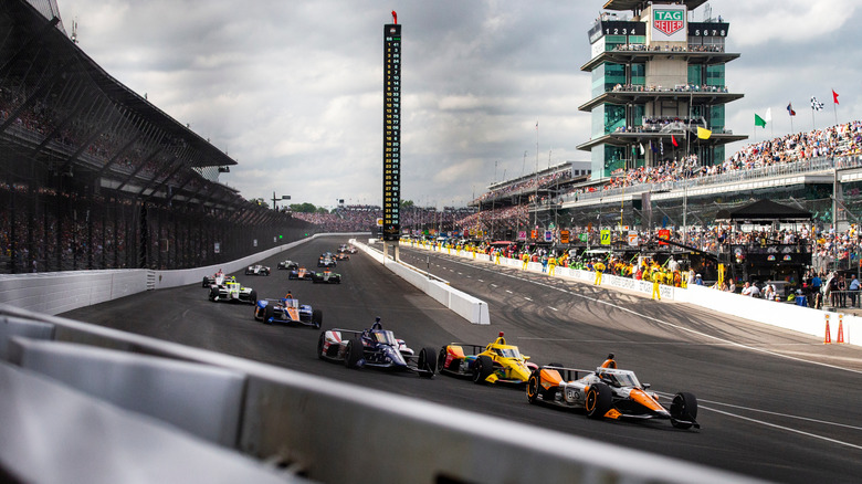 IndyCars at Indianapolis